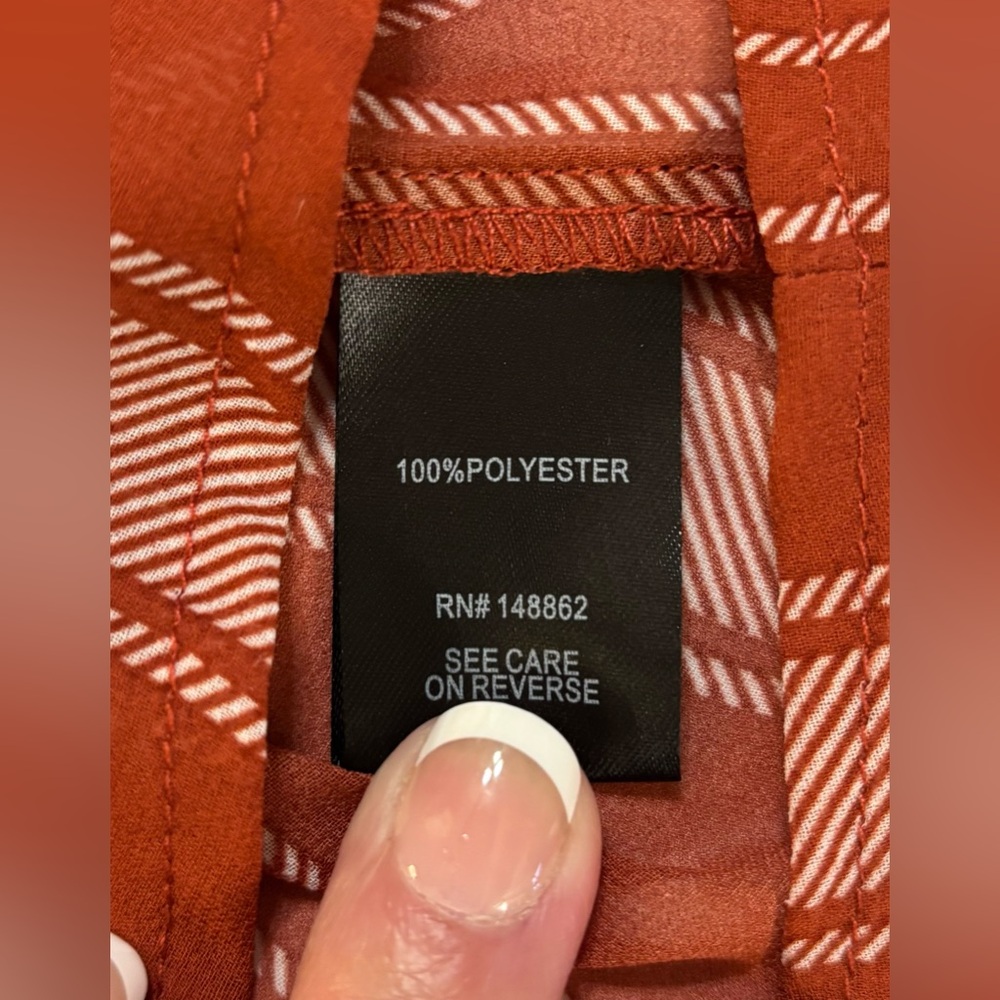 Torrid Emma Babydoll Tunic Top Orange Size 5x - Picture 6 of 11
